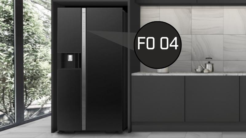 Tủ lạnh Hitachi báo lỗi F0 04