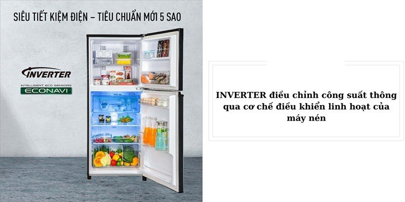 công nghệ inverter trên tủ lạnh