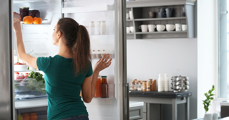 Tủ lạnh mở quá nhiều lần làm giảm khả năng làm lạnh