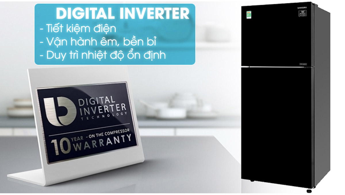 Công nghệ Digital Inverter giúp duy trì nhiệt độ ổn định và tiết kiệm điện năng