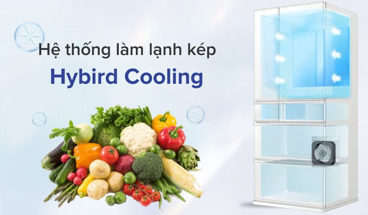 Công nghệ làm lạnh Hybrid Cooling bảo quản thực phẩm tươi lâu hơn