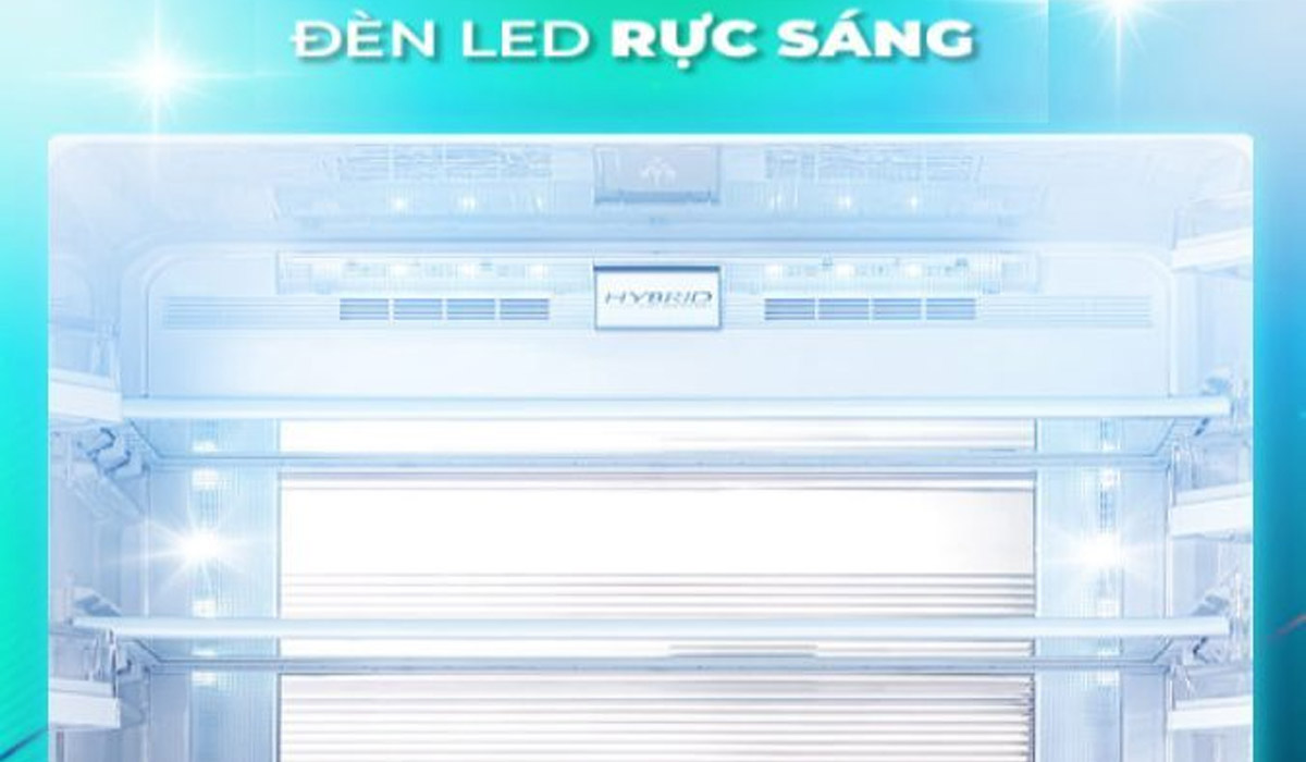 Đèn LED cực sáng tạo không gian thoải đáng dễ dàng quan sát thực phẩm