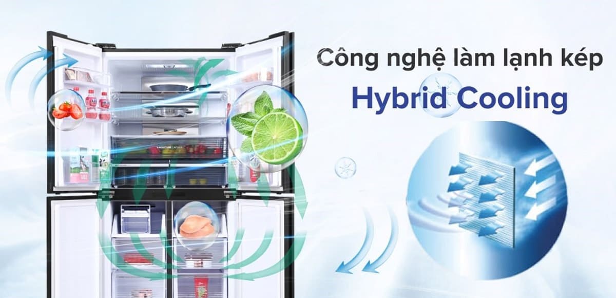 Hybrid Cooling bảo quản thực phẩm tươi ngon lâu dài