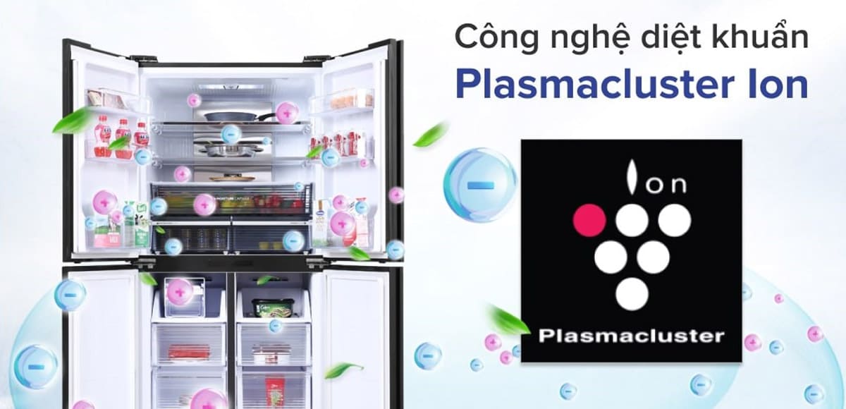 Công nghệ Plasmacluster Ion diệt khuẩn, khử trùng hiệu quả