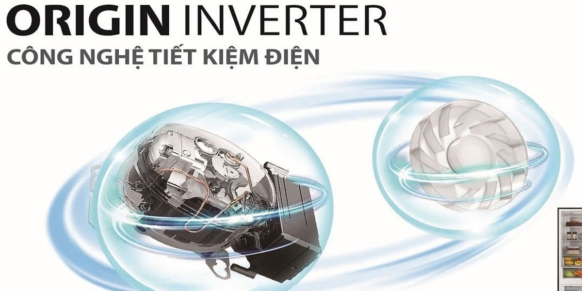 Công nghệ Origin Inverter tiết kiệm điện và vận hành êm ái theo thời gian