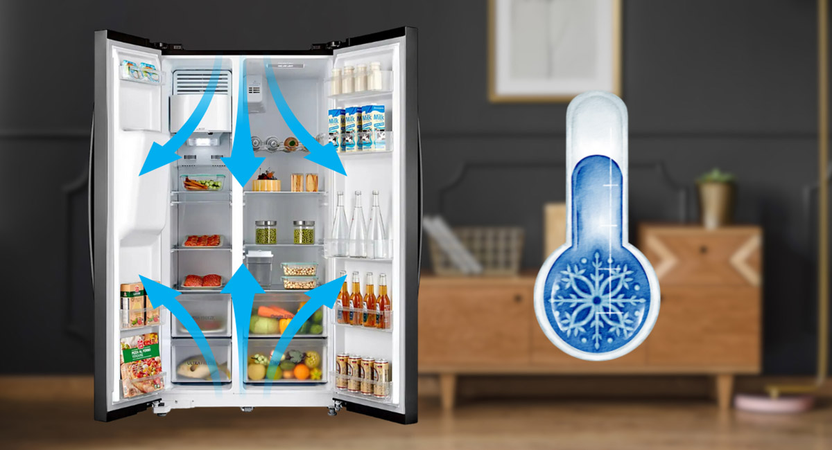 Quick Cooling Air bảo quản thực phẩm tươi lâu hơn