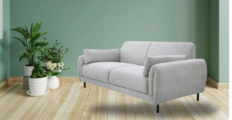 Sofa 3 Chỗ Vale 1307 Xám Đậm