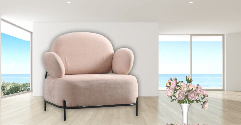 Sofa 1 Chỗ Pinky D-008 Hồng