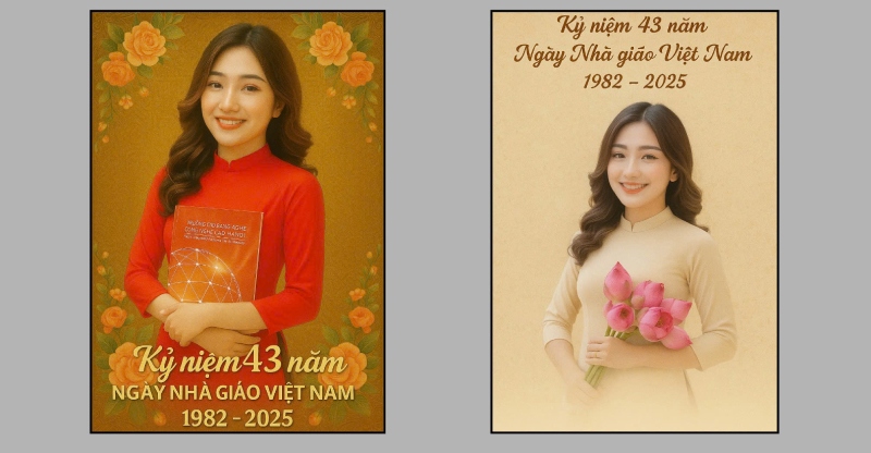 Ảnh đại diện tạo bằng AI phong cách truyền thống