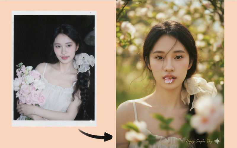 Tạo ảnh 11/11 phong cách nghệ thuật bằng AI