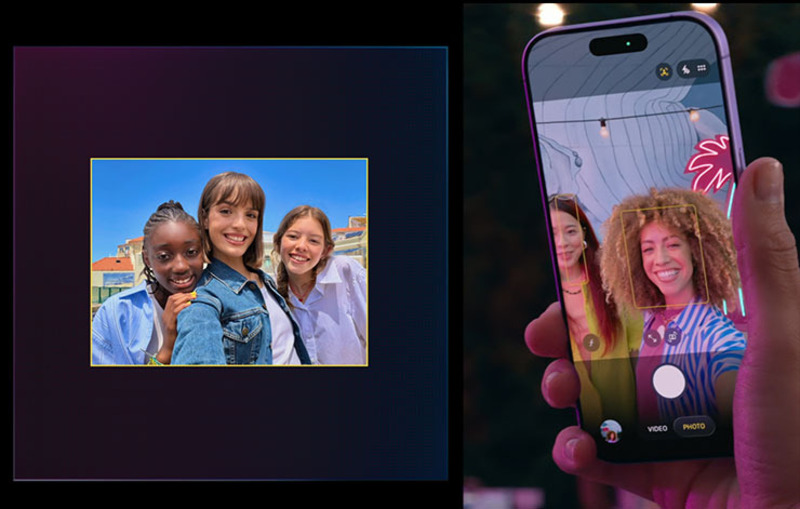 Camera Center Stage trên iPhone 17