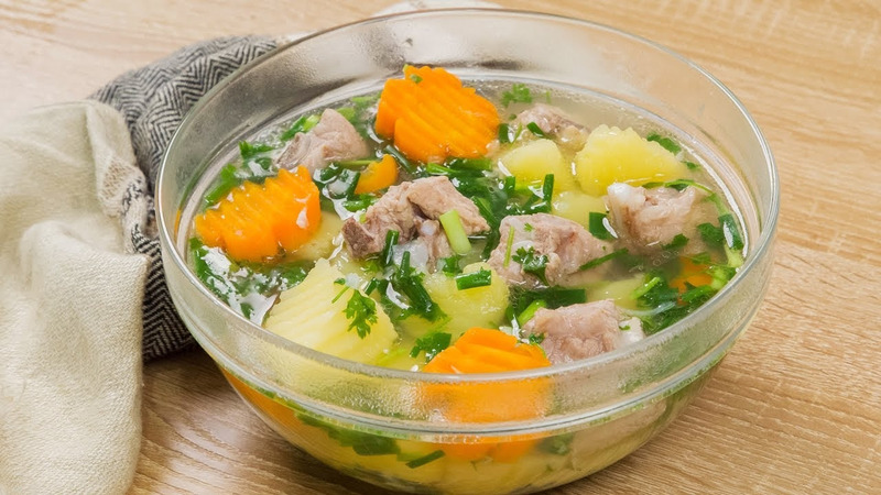 Canh sườn rau củ