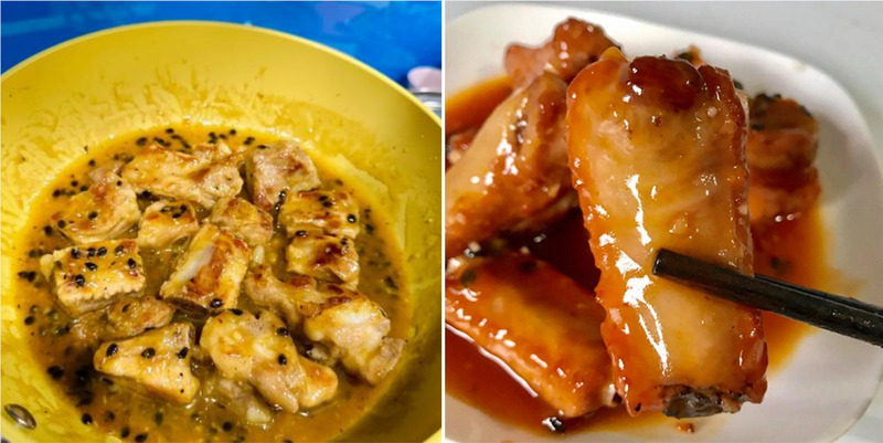 Sườn non sốt chanh dây