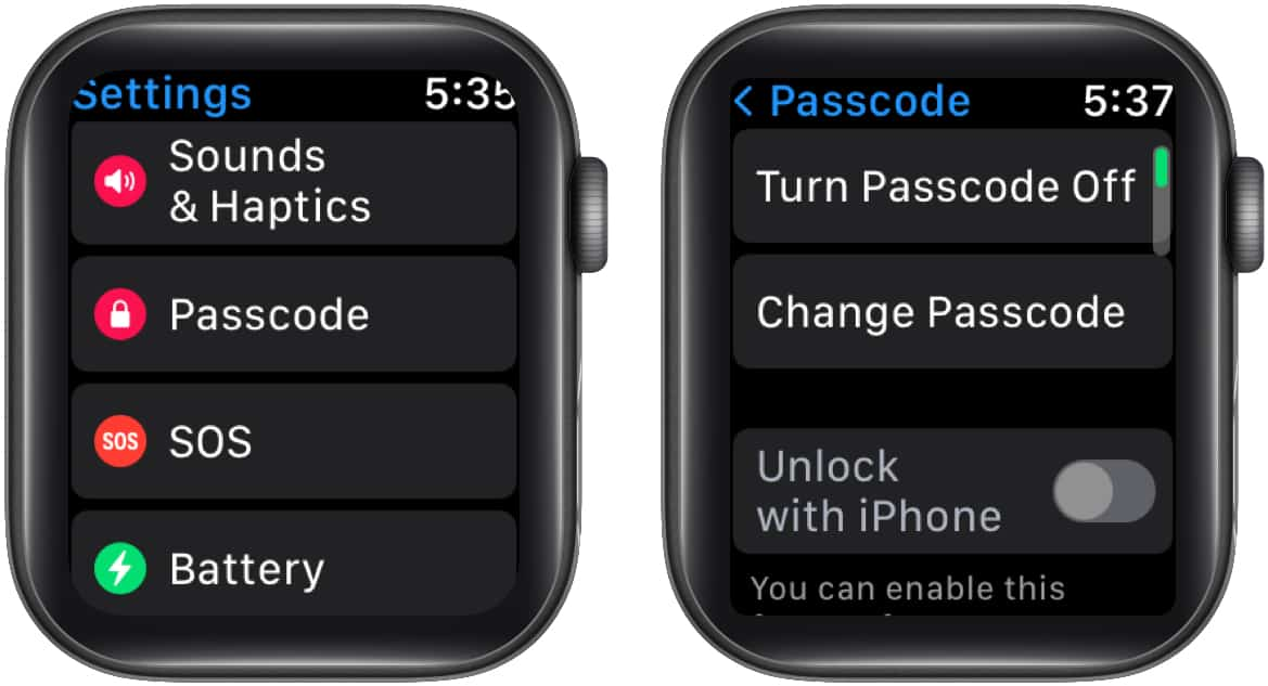 Tạm thời tắt mã bảo mật để sửa lỗi Apple Watch không thể thực hiện cuộc gọi.