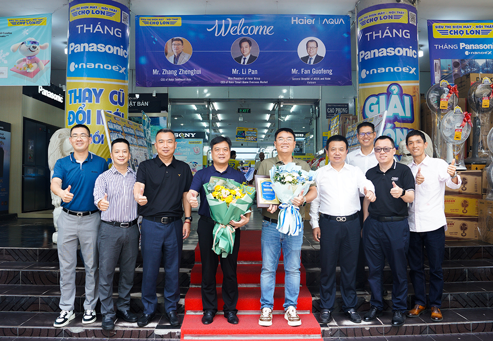 CEO toàn cầu Haier ghé thăm Điện Máy Chợ Lớn