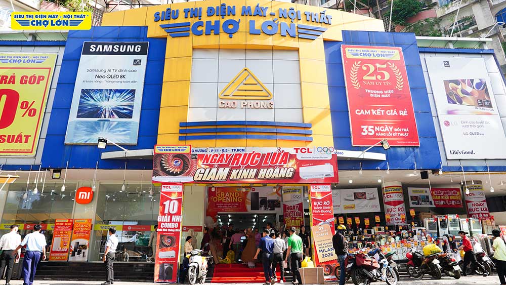 Trực tiếp trải nghiệm những sản phẩm cao cấp của Xiaomi tại Siêu Thị Điện Máy – Nội Thất Chợ Lớn Quận 5