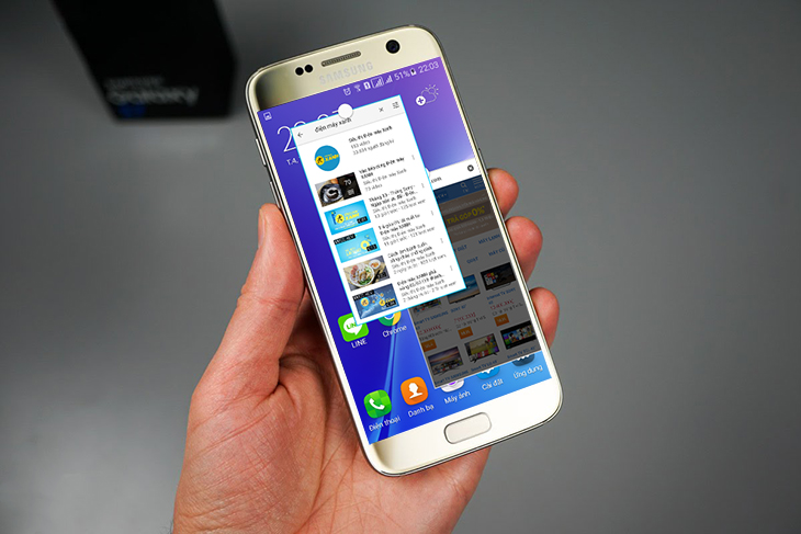 Tính năng phân tách song screen bên trên điện thoại cảm ứng Samsung