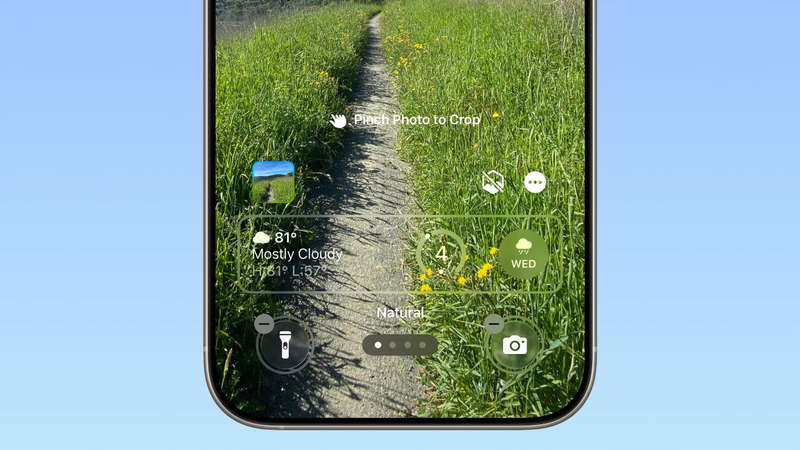 Tùy chọn đặt hình nền