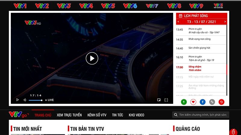 Ứng dụng VTV Go