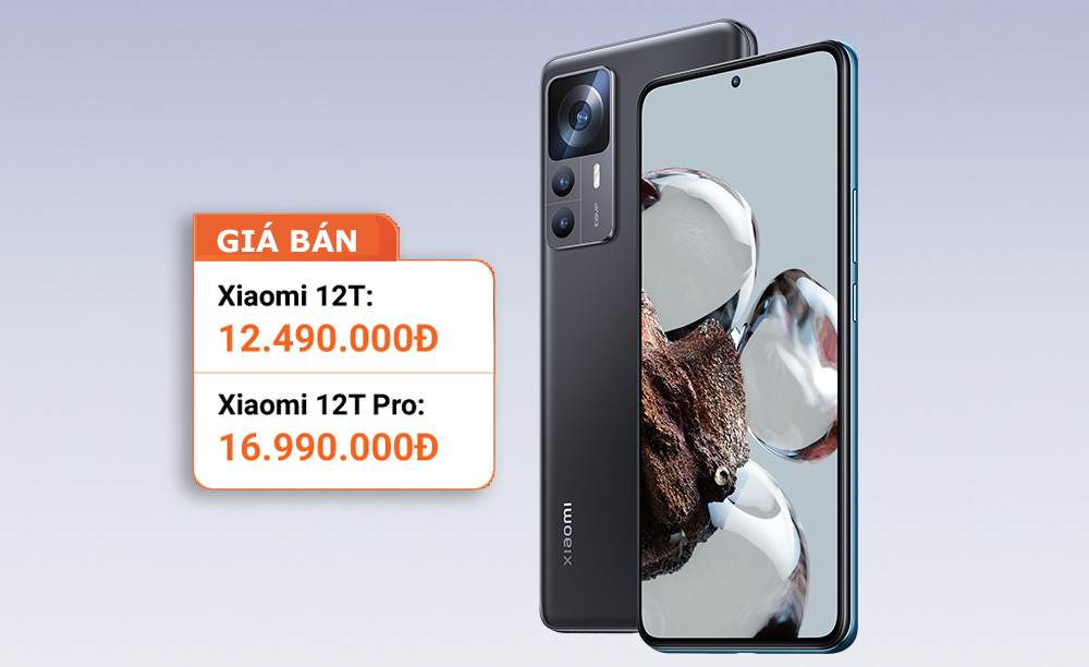 Giá bán của Xiaomi 12T Series