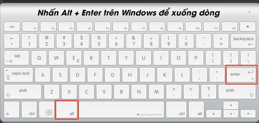 TOP 7 cách xuống dòng trong Excel trên Windows và Macbook